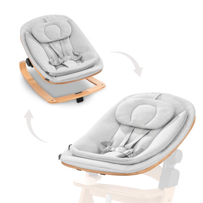 Transat Chaise Haute 3 en 1 Eco Light Grey - hauck
