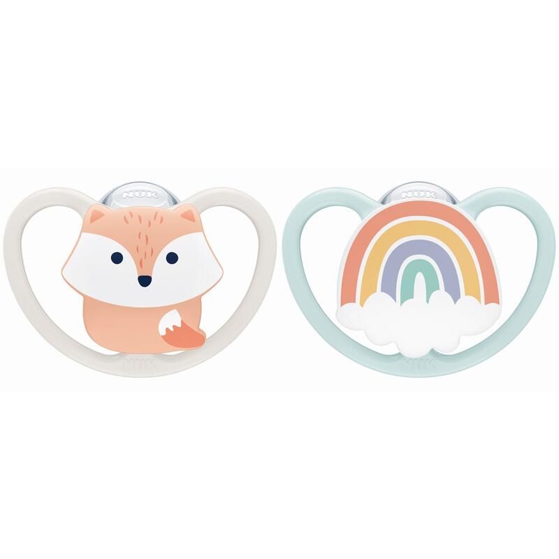 Sucettes X2 0-6m Renard - nuk