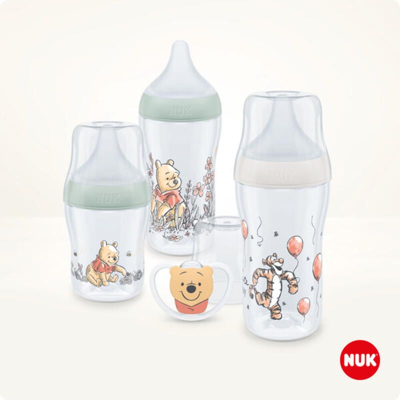 Coffret Pp 1 Bib 150 Ml+x2 Bib 260 Ml+1 Sucette Perfect Match Winnie - nuk