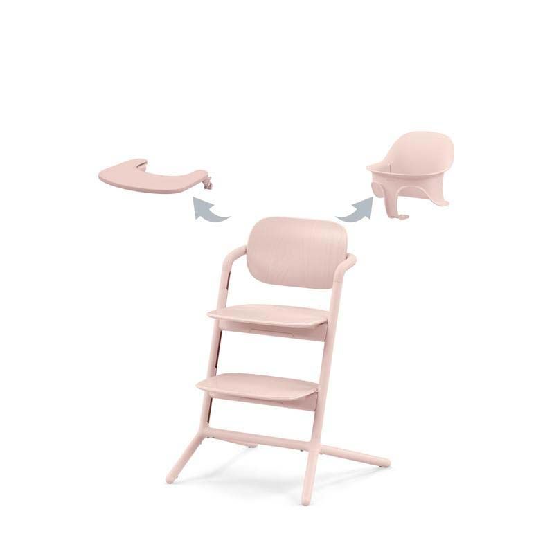 Chaise Haute Lemo 2 3-en-1 Gold Pink - cybex