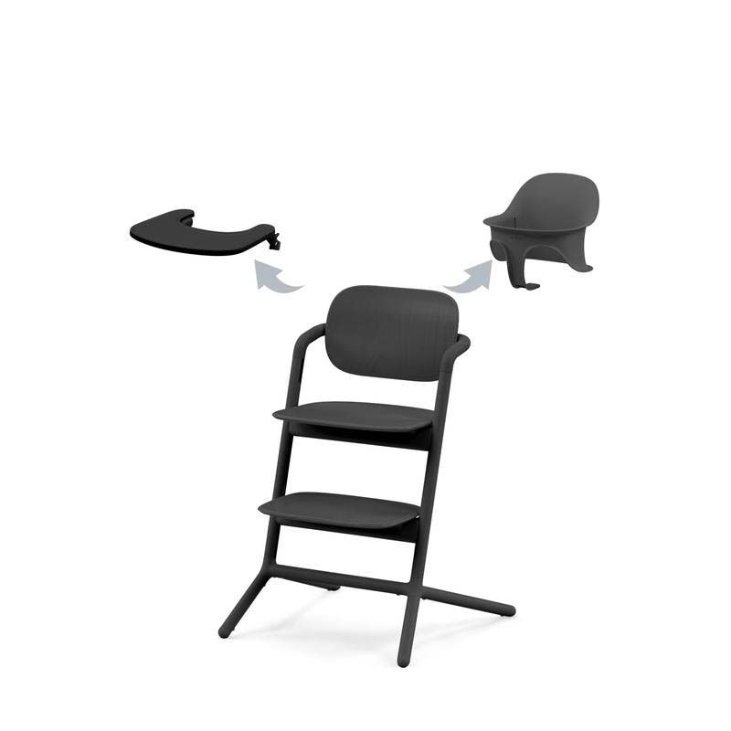 Chaise Haute Lemo 2 3-en-1 Gold Black - cybex