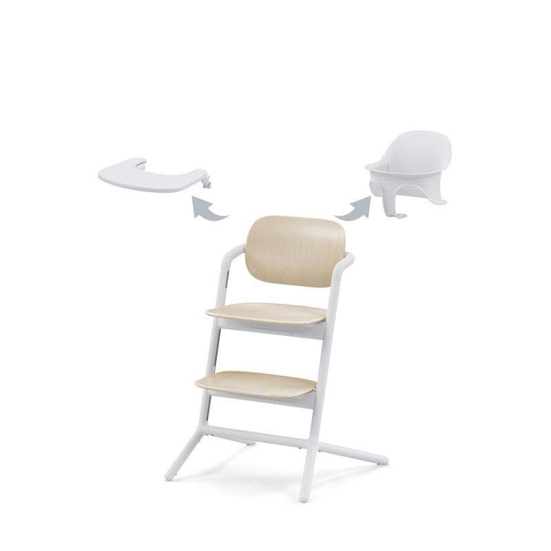 Chaise Haute Lemo 2 3-en-1 Gold White - cybex