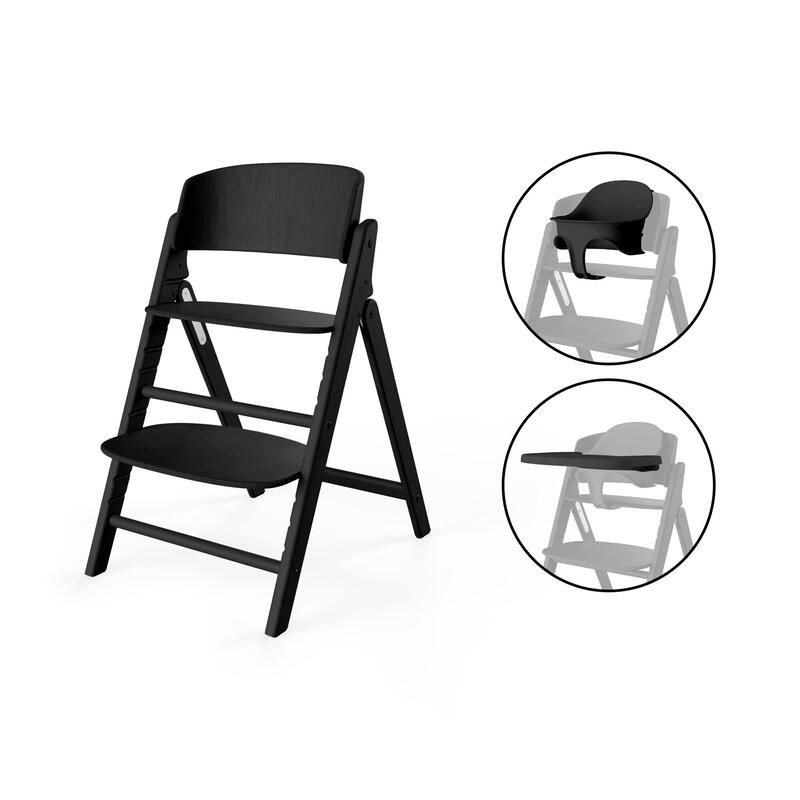 Chaise Haute Click Fold 3-en-1 Gold Black - cybex