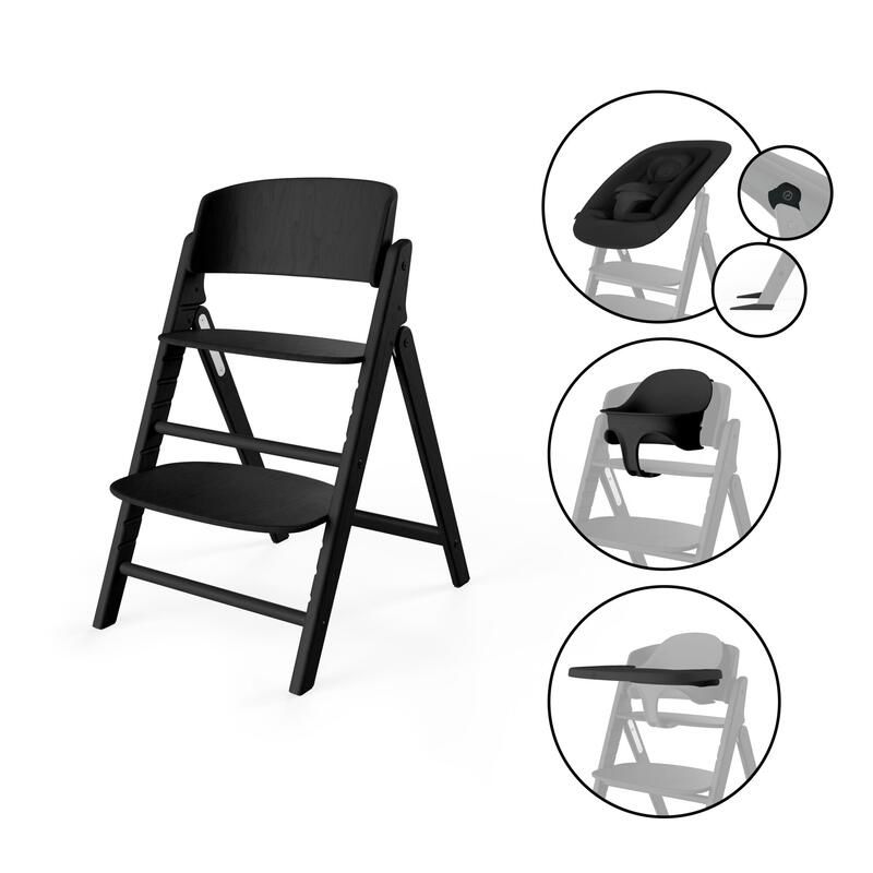 Chaise Haute Click Fold 4-en-1 Gold Black - cybex