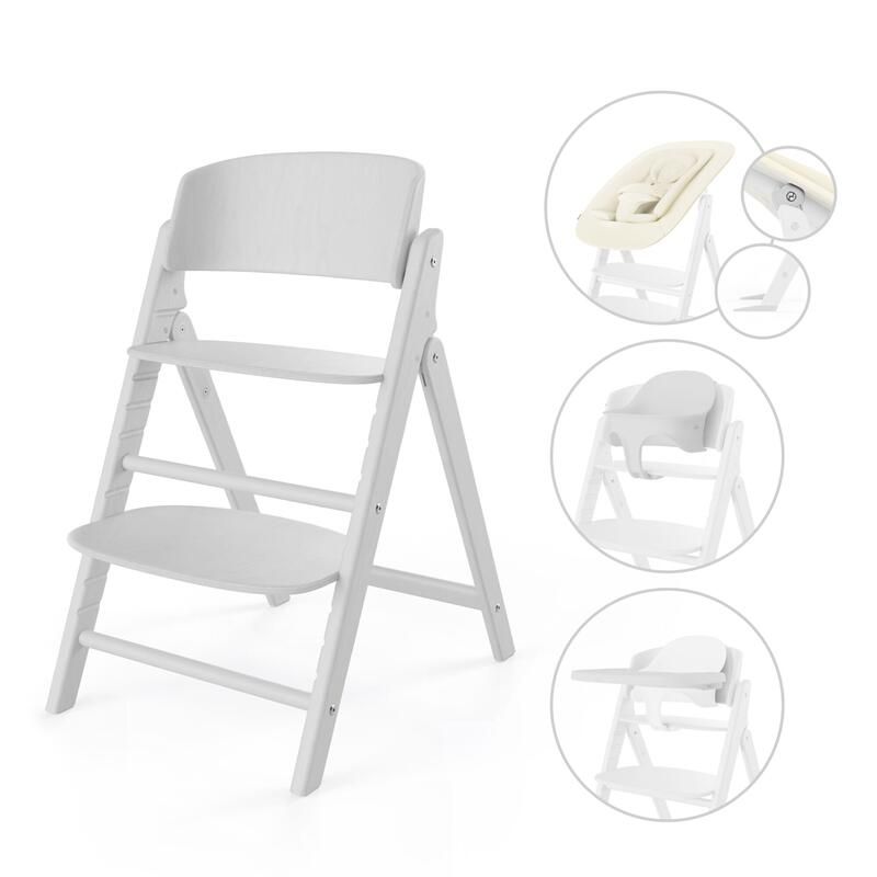 Chaise Haute Click Fold 4-en-1 Gold White - cybex