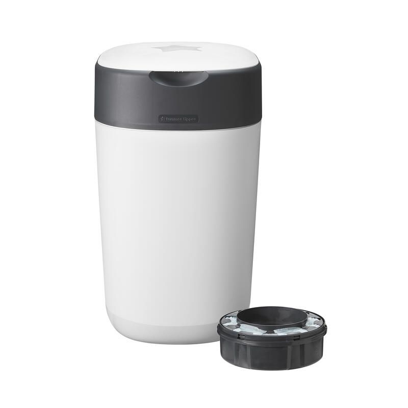 Poubelle A Couches Twist Click Blanc Blanc Tommee Tippee Poubelle Couches - tommeetippee