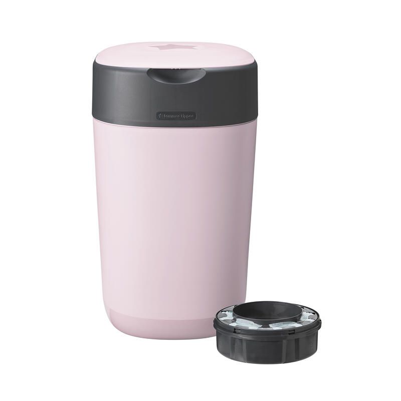 Poubelle A Couches Twist Click Rose Rose Tommee Tippee Poubelle Couches - tommeetippee