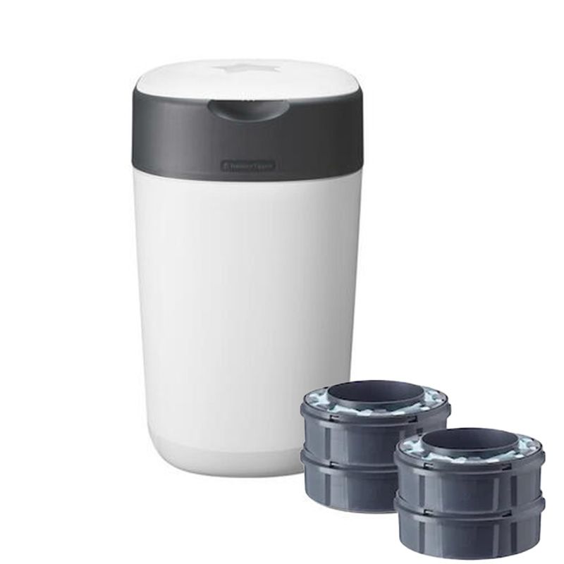 Pack A Poubelle A Couches Twistclick +4 Recharges Blanc Tommee Tippee Kit Poubelle + Recharges - tommeetippee