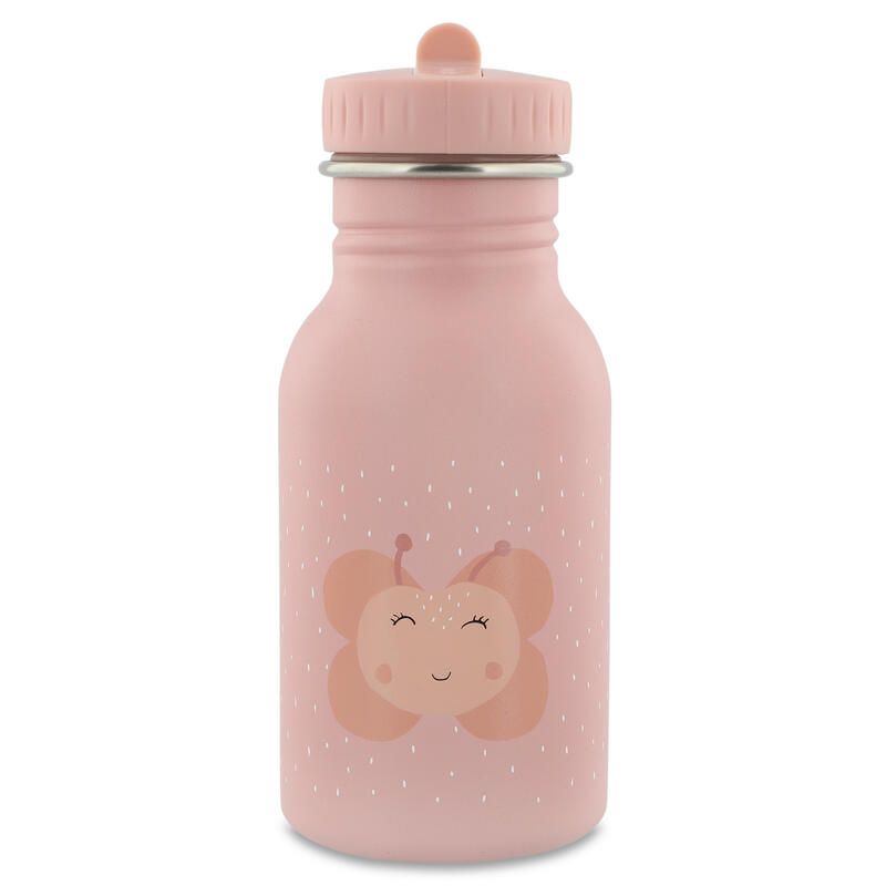 Gourde Mrs Butterfly 350ml Rose - trixie
