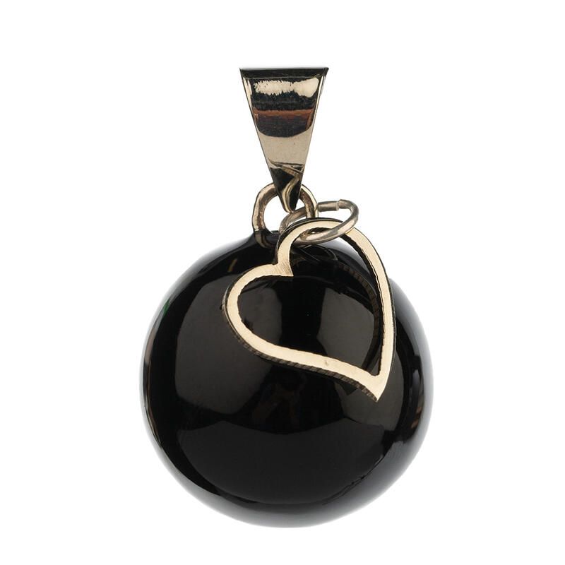 Bijou Grossesse Bola - Noir Avec Breloque En Forme Coeur - bola