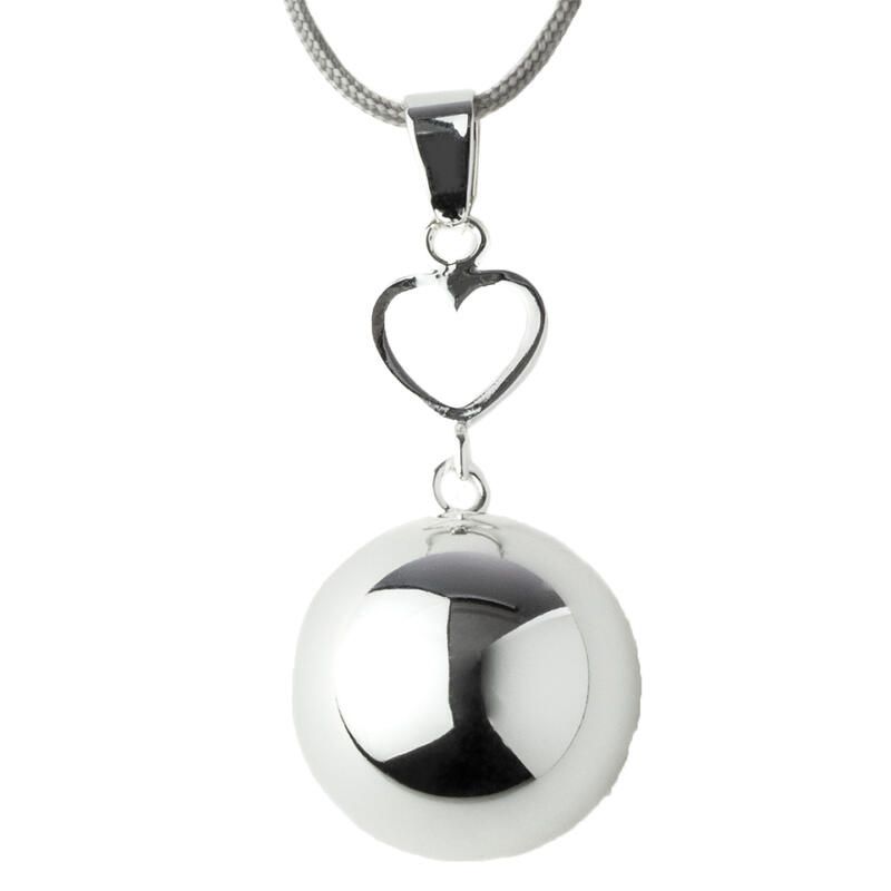 Bijou Grossesse Bola - Argentee Et Coeur Assorti Gris - bola