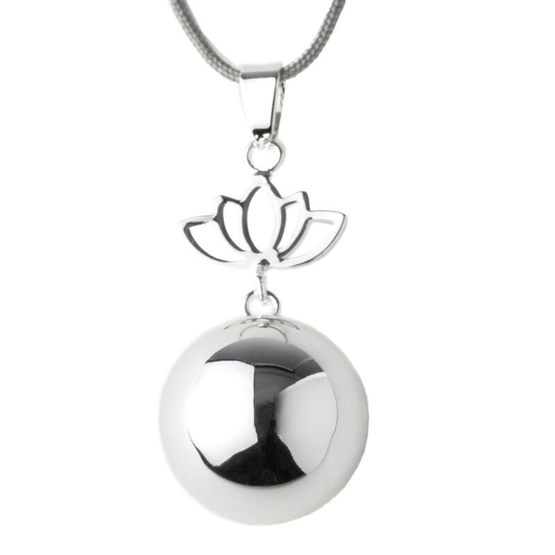 Bijou Grossesse Bola - Argentee Et Lotus Assorti Gris - bola