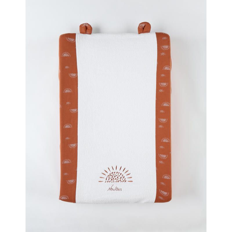 Bk Matelas A Langer Soleil + Housse Bk Noukies Babou Kendi - noukie 's