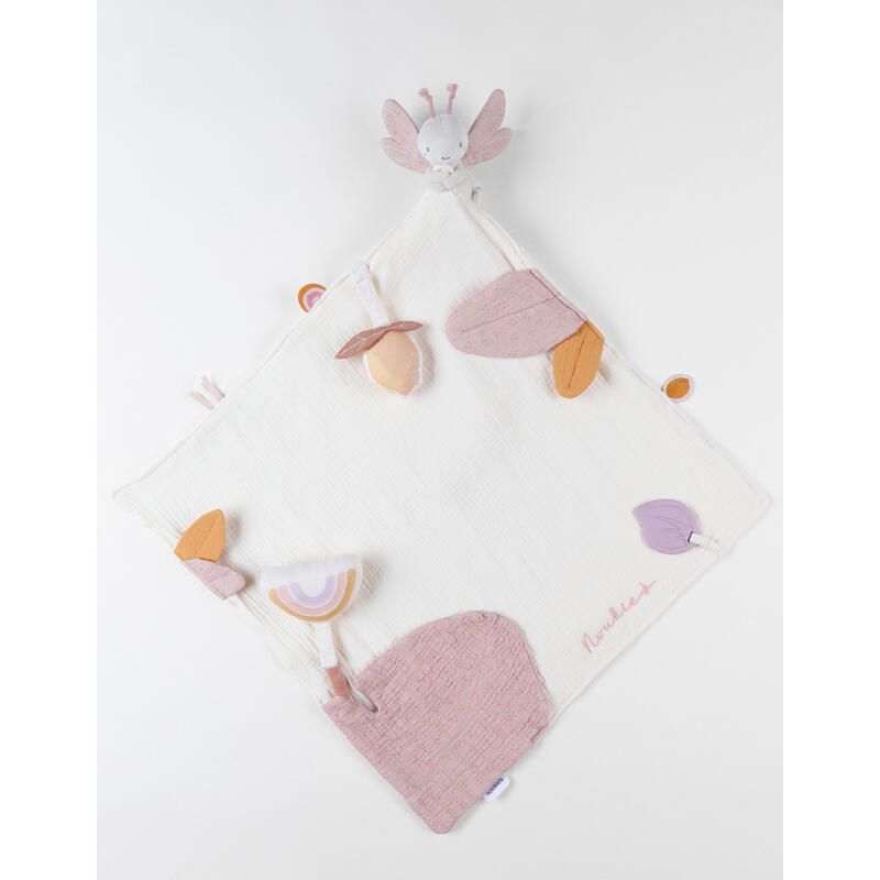 Pop Couverture Dactivite Mousseline Blanc Noukies Popsie - noukie 's