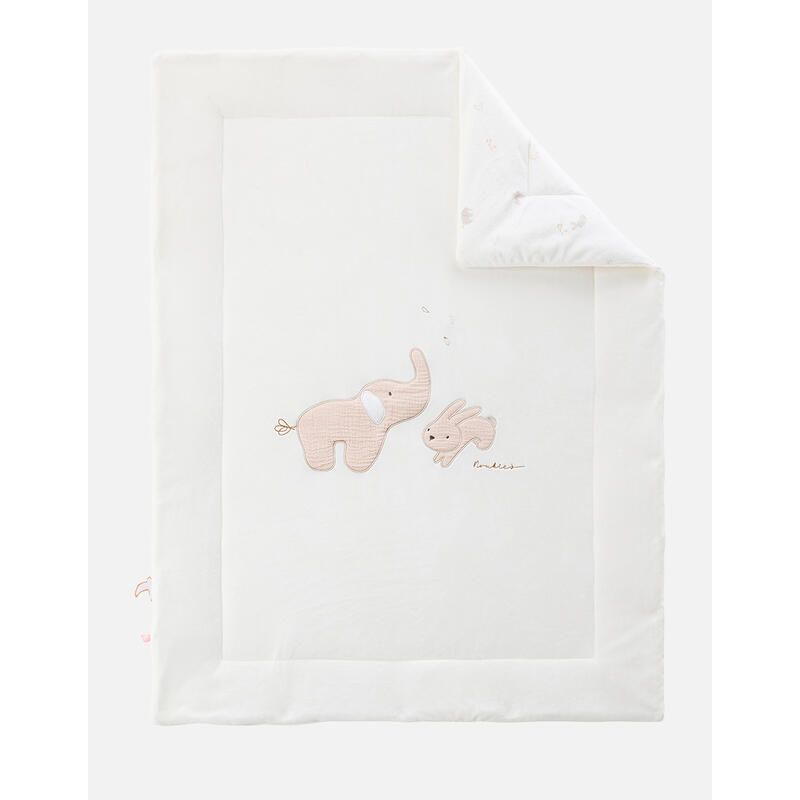 Bm Couverture 75x100cm, Veloudoux - Bali And Snow Bali, Moka Snow 75x100 Cm Ecru - noukie 's