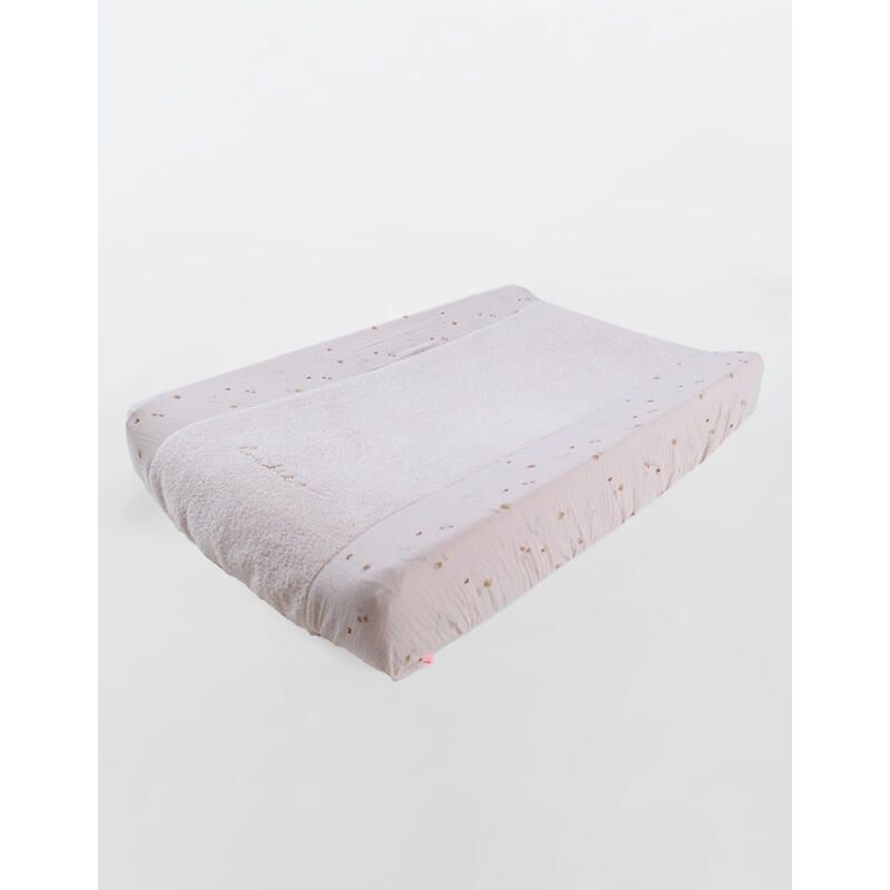 Bm Matelas A Langer+ Housse Eponge Bali, Moka Snow 45x67 Cm Beige - noukie 's