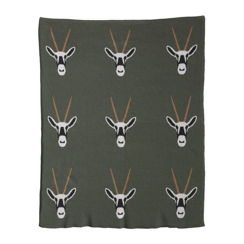 Couverture En Tricot On The Go Orix Gris Fon Quax Tricot - quax