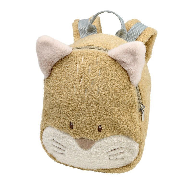 Sac A Dos Renard Teddy Bouclette Caramel - nattou