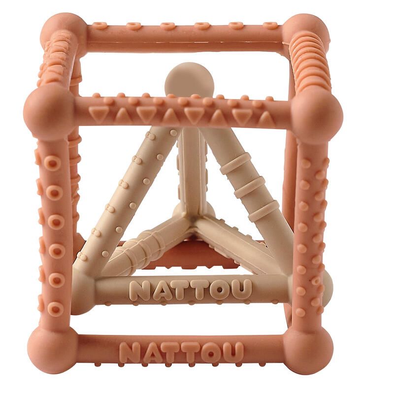 Cube Silicone Bleu Clair Vanille - nattou