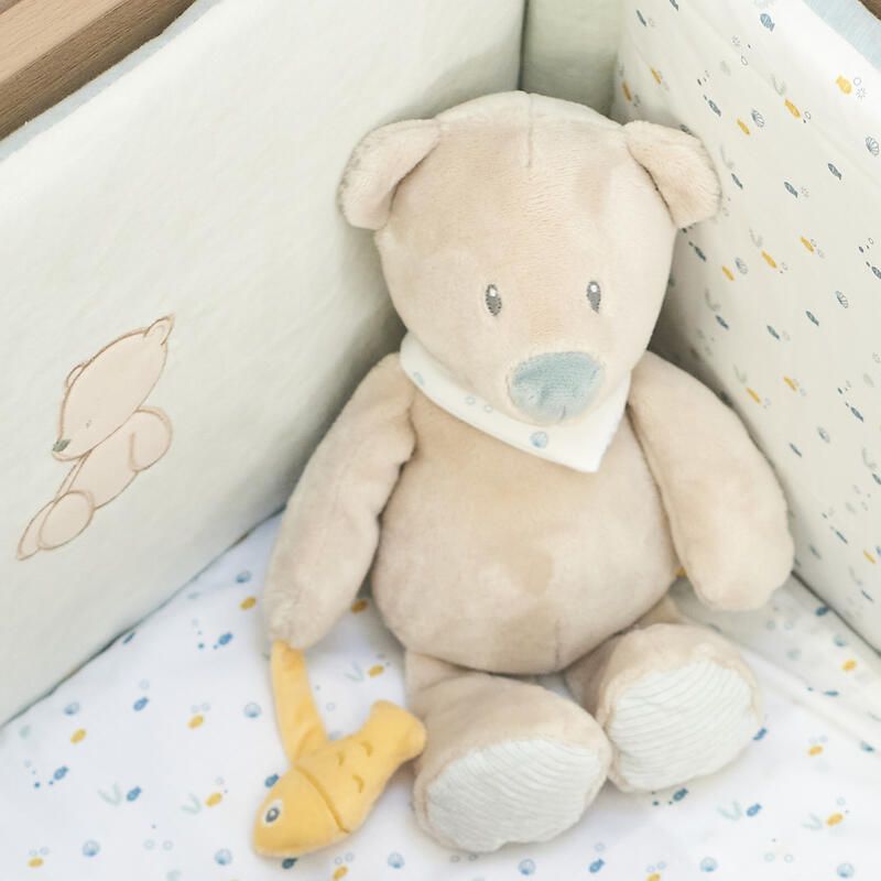 Peluche Ours Jules Beige Romeo, Jules Sally - nattou