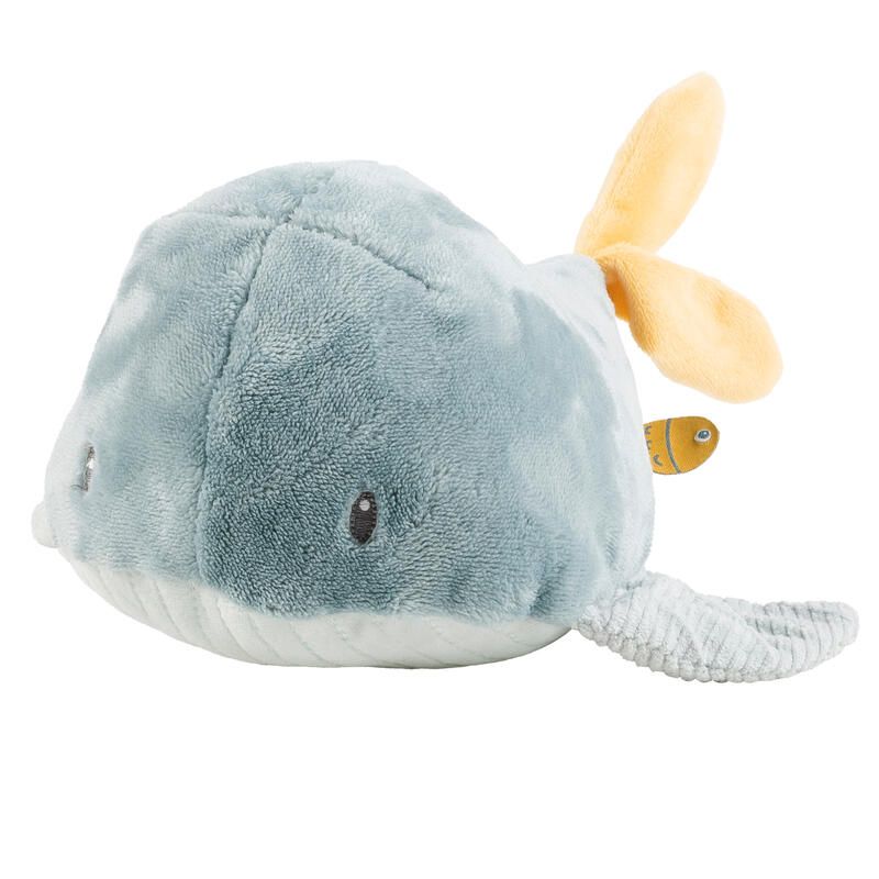 Peluche Baleine Sally Bleu Romeo, Jules Sally - nattou
