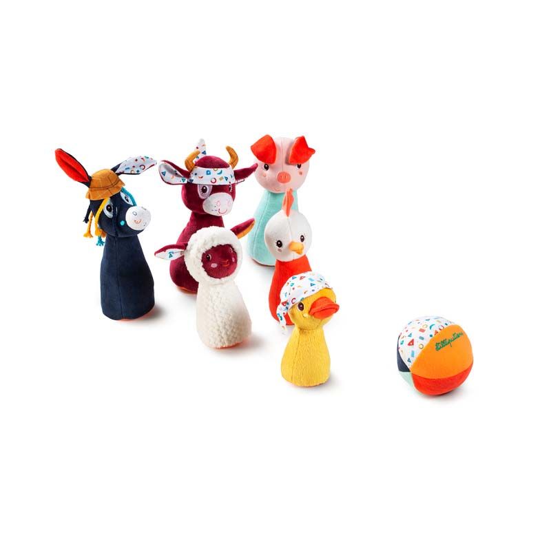 Mon Premier Jeu De Quilles Ferme Multicolore - lilliputiens