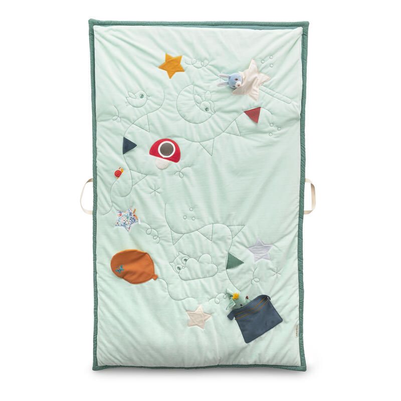 Tapis 2 En 1 Eveil Et Sommeil Joe Vert - lilliputiens