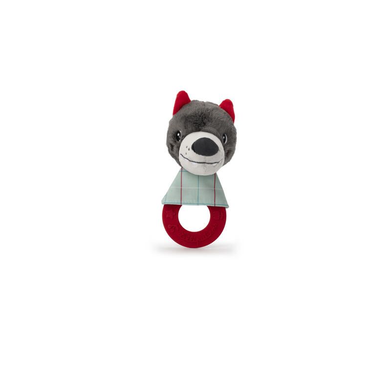 Hochet De Dentition Louis Bleu Gris - lilliputiens