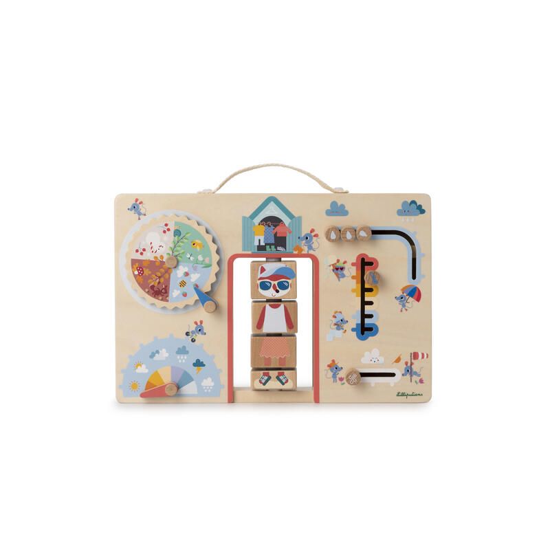 Valisette Je Mhabille Selon La Meteo Alice 02a Multicolore - lilliputiens