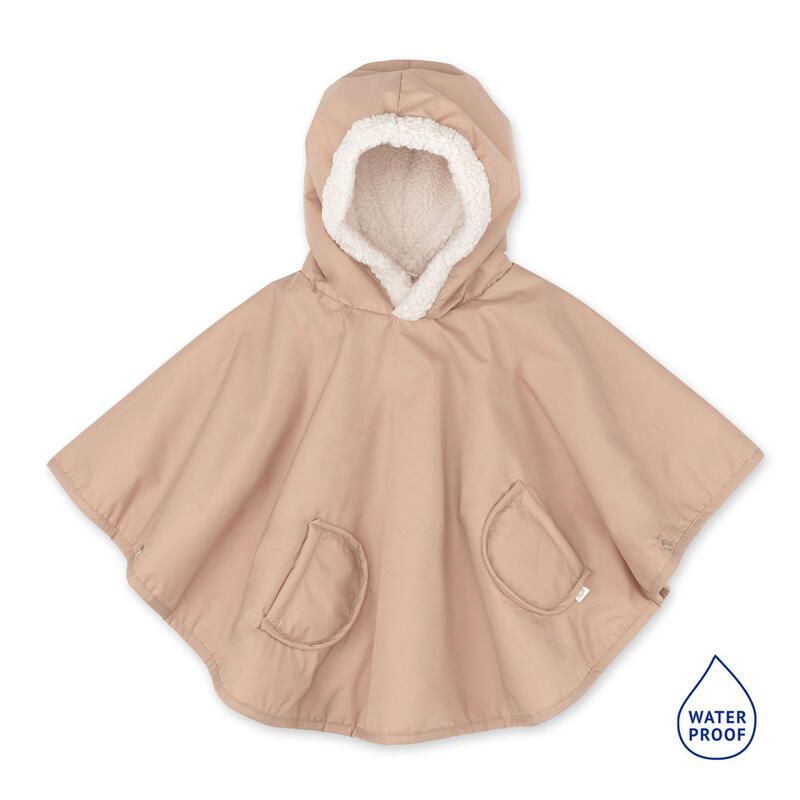 Poncho Waterproof 9-36m Natural - bemini