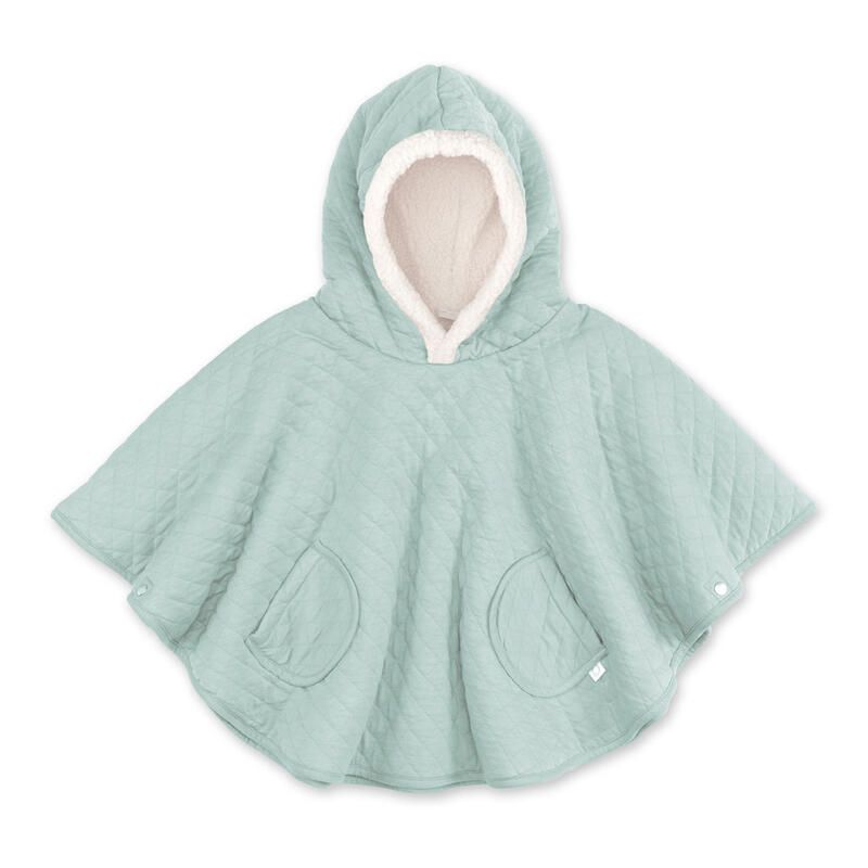 Poncho De Voyage Jersey Quilt 9-36m Lunar - bemini