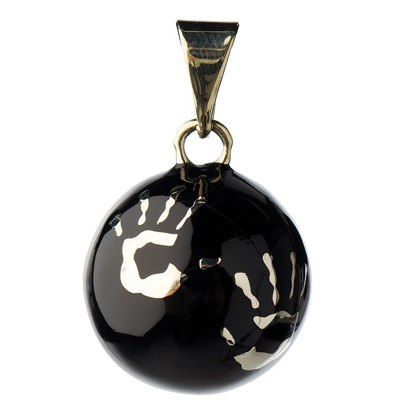 Bijou Grossesse Bola - Noir Avec Mains - bola