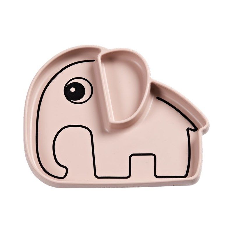 Assiette Stickstay Sili Elphee Rose - done by deer