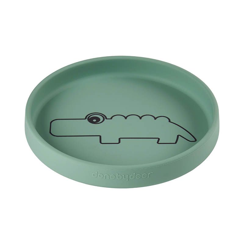 Assiette Sili Croco Vert - done by deer