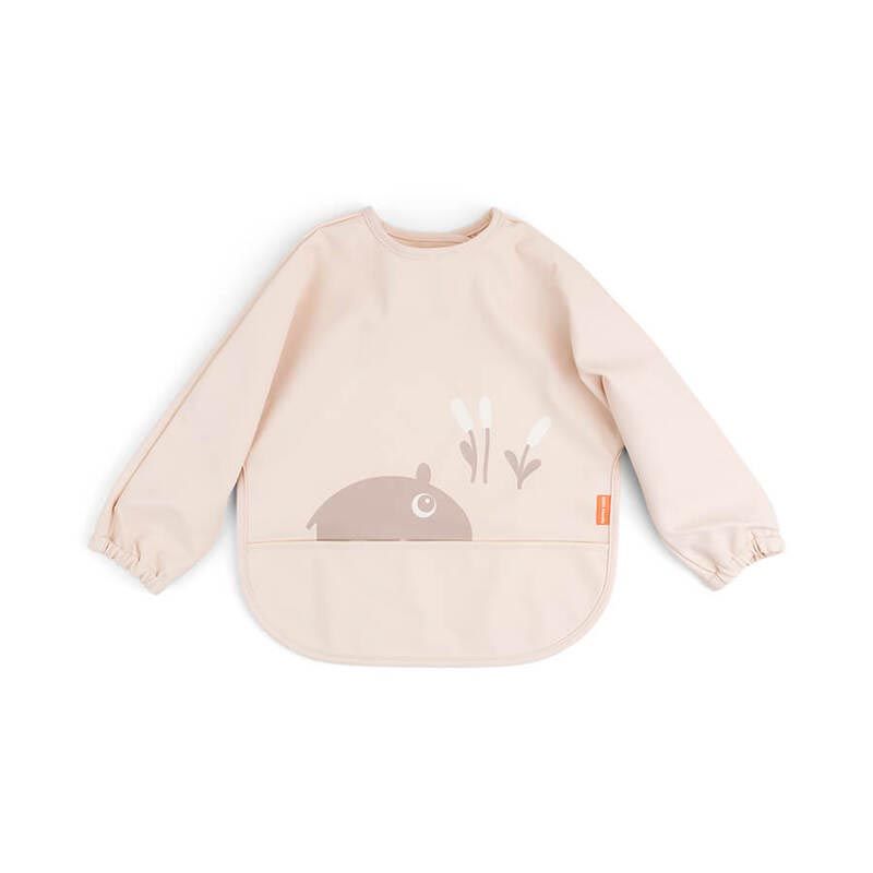 Bavoir Manches Avec Poche Ozzo Rose - done by deer