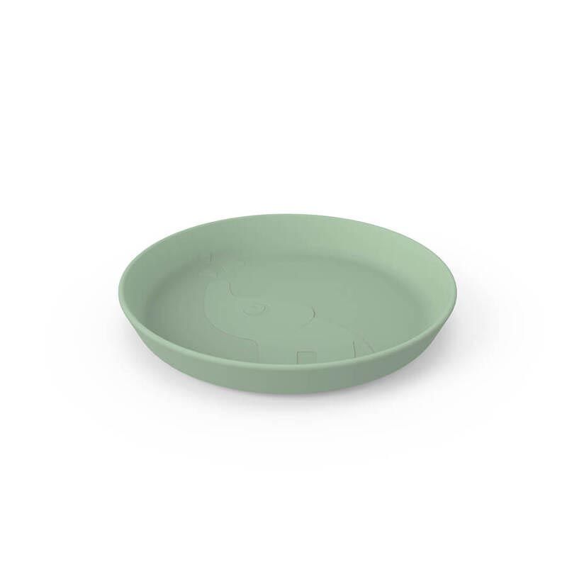Kiddish Assiette Elphee Vert - done by deer