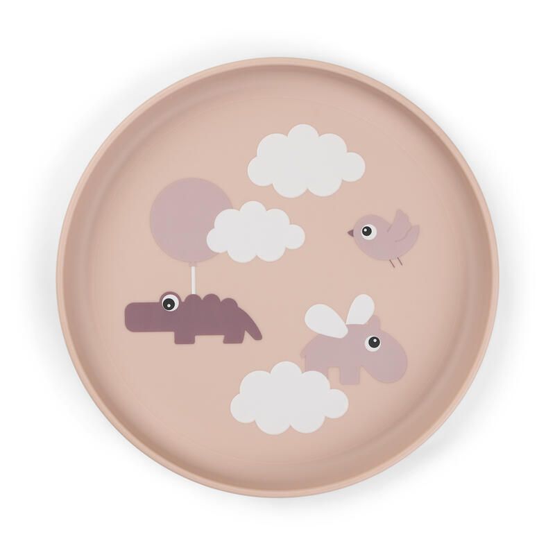 Foodie Assiette Happy Clouds Rose - done by deer