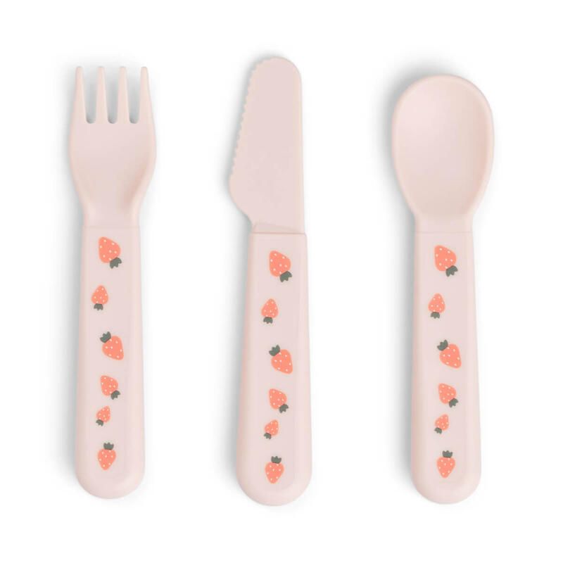 Foodie Couverts Set De 3 Tiny Farm Rose - done by deer