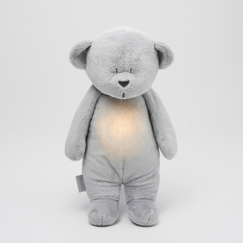Veilleuse Moonie - Ours Douceur Avec Sonslumieres Gris - moonie