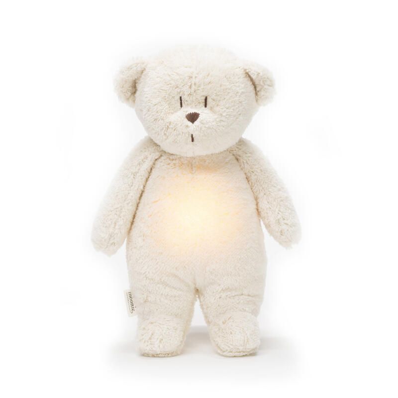 Veilleuse Moonie - Ourson Nature Bio Blanc Polaire - moonie