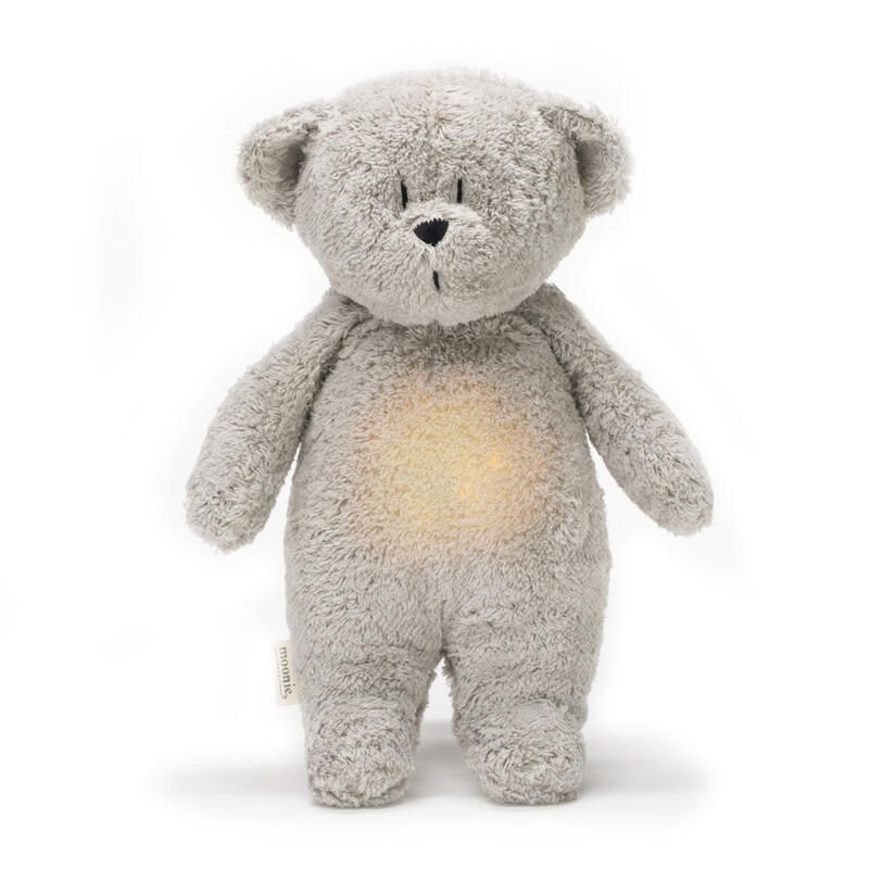 Veilleuse Moonie - Ourson Nature Bio Gris Minral - moonie