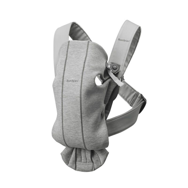 Porte-bebe Mini Jersey Gris Clair - babybjÖrn