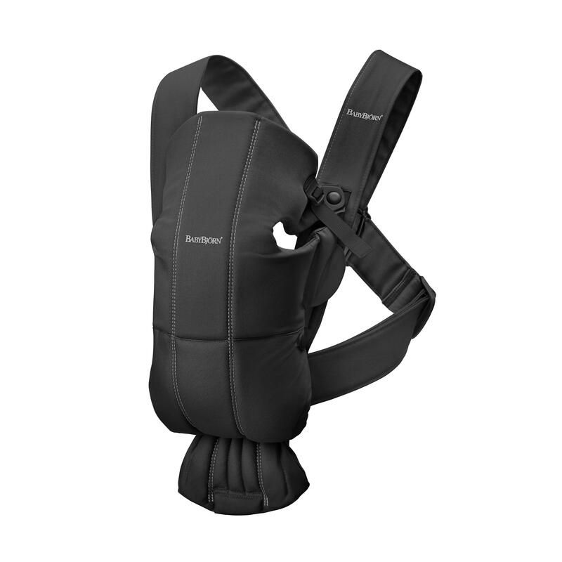 Porte-bebe Mini Coton Noir - babybjÖrn