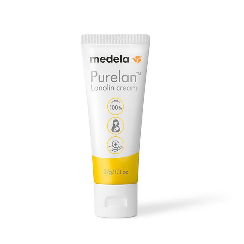 Creme Allaitement A La Lanoline Purelan 37g Jaune Et Blanc - medela