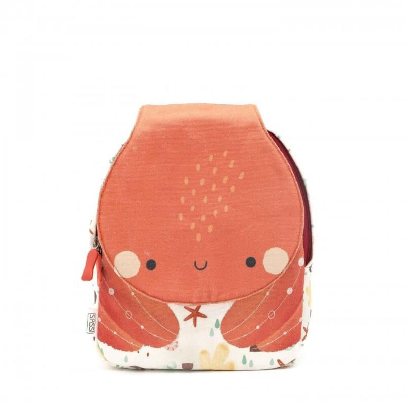 Mini sac à dos A5 Slurpy la pieuvre Rose - sassi