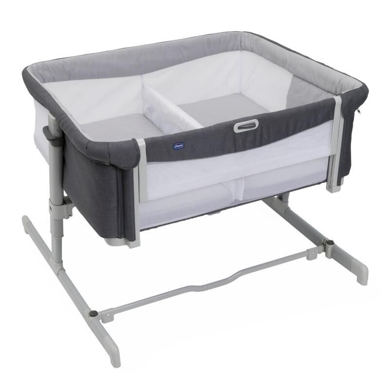 Berceau Cododo Next2Me Twins Magnet Grey - chicco