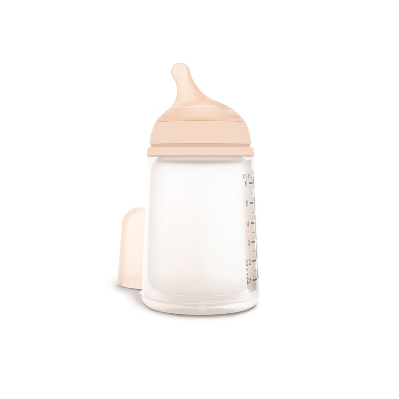 Biberon Debit M Zero Zero 270ml Blanc - suavinex