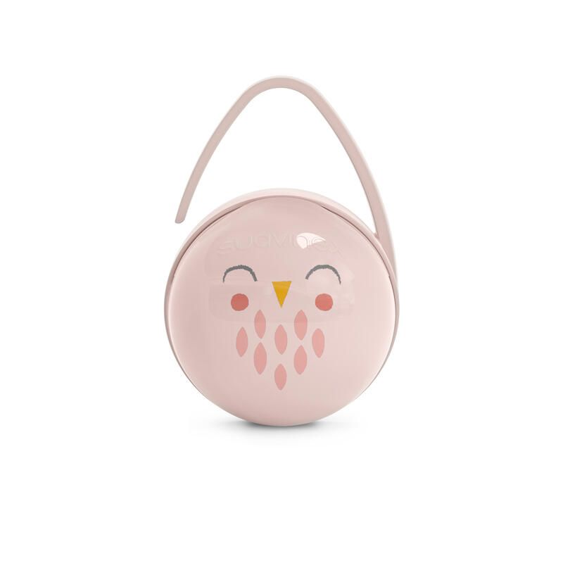 Porte Sucette Duo Bonhomia Pink - suavinex