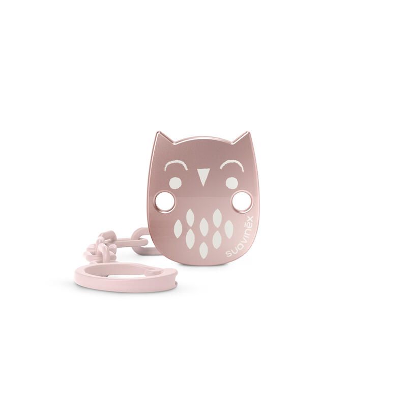Attache-sucette Bonhomia Pink - suavinex