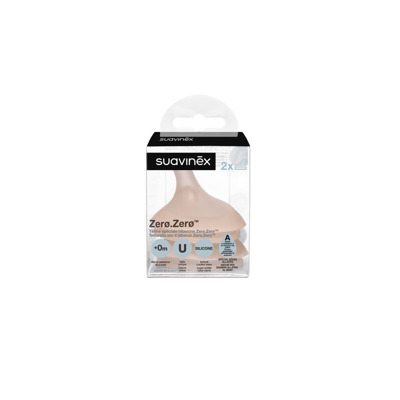Tetines Allaitement Variable X2 Zerozero 0m+ - suavinex